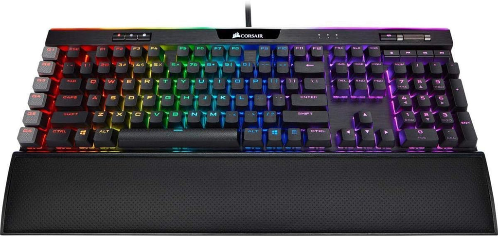 K95 RGB Platinum XT Mechanical Gaming Keyboard, Backlit RGB LED, Cherry MX RGB Brown, Black