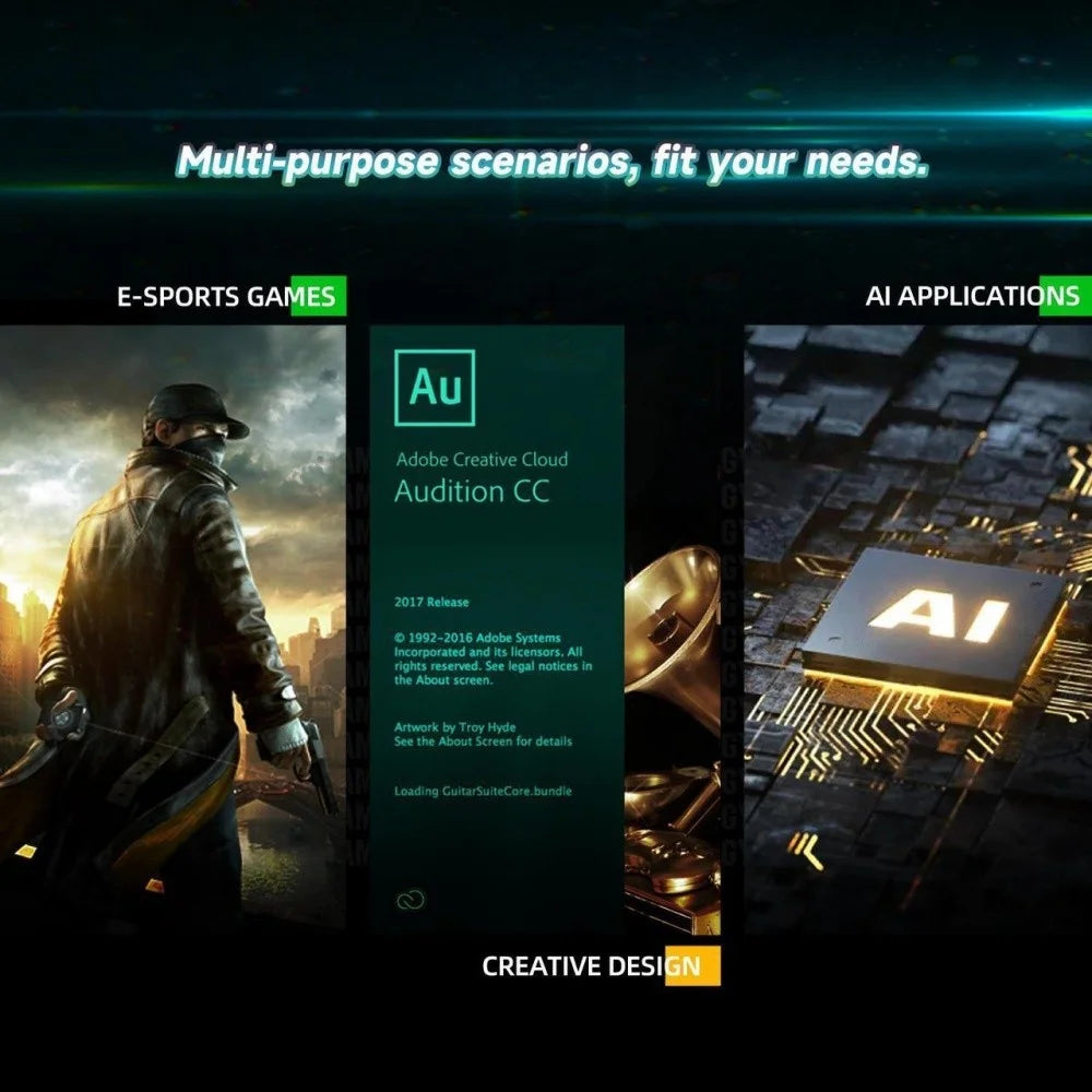 Gaming Desktop PC, Ryzen 7 9700X, RTX5070 12GB,1TB SSD, 32GB DDR5, Black, Windows 11 Home